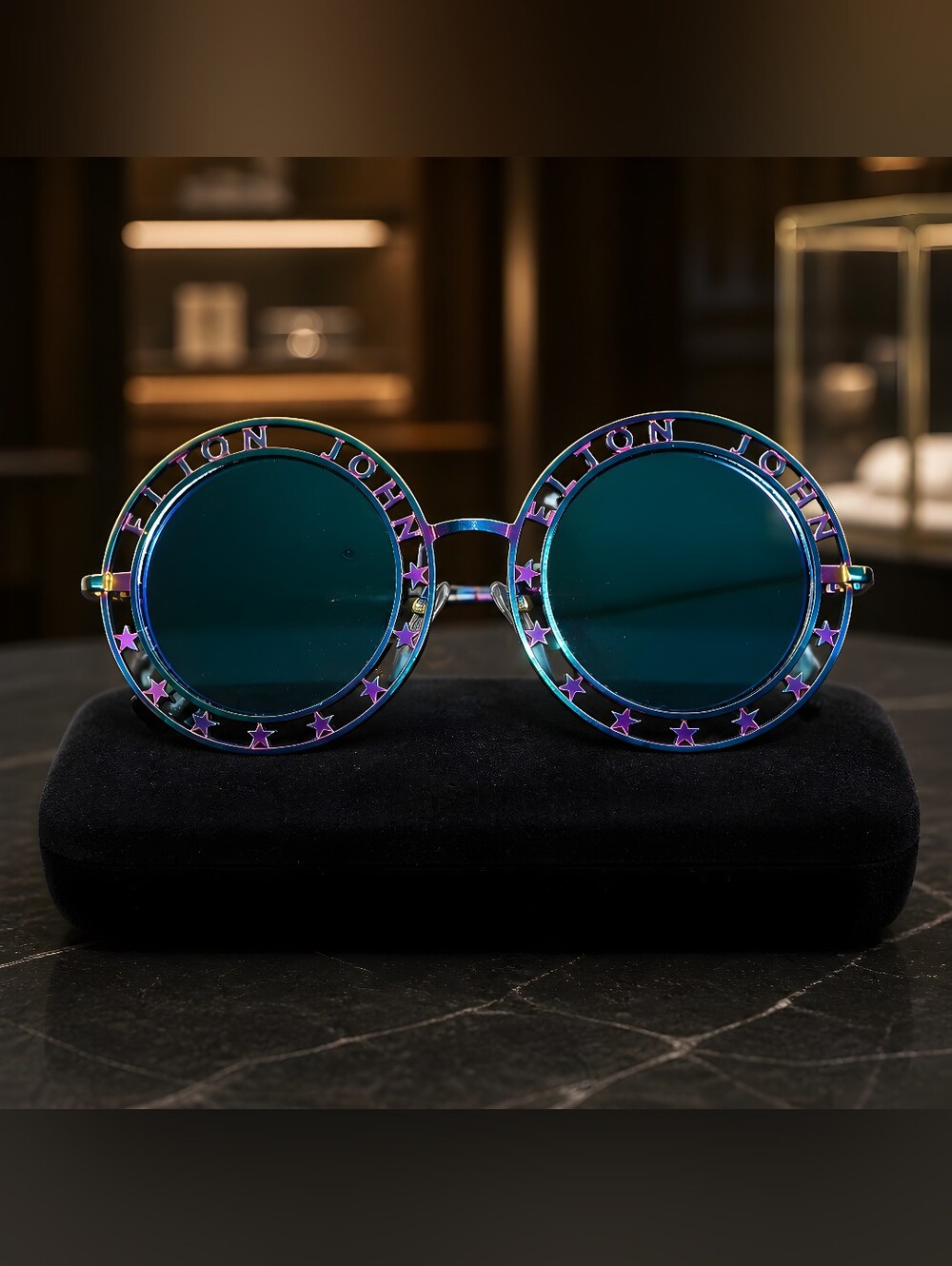 Unisex. Walk of Fame collection from the official Elton John Eyewear line.